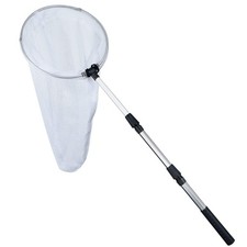 Insect and Butterfly Fishing Net with 12 Inches Ring, Handle Extends to 36 In...