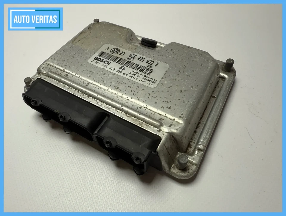 Original VW Golf IV 4 1.4 Appareils de contrôle moteur ECU 036906032D / 02612068 - Photo 1/4