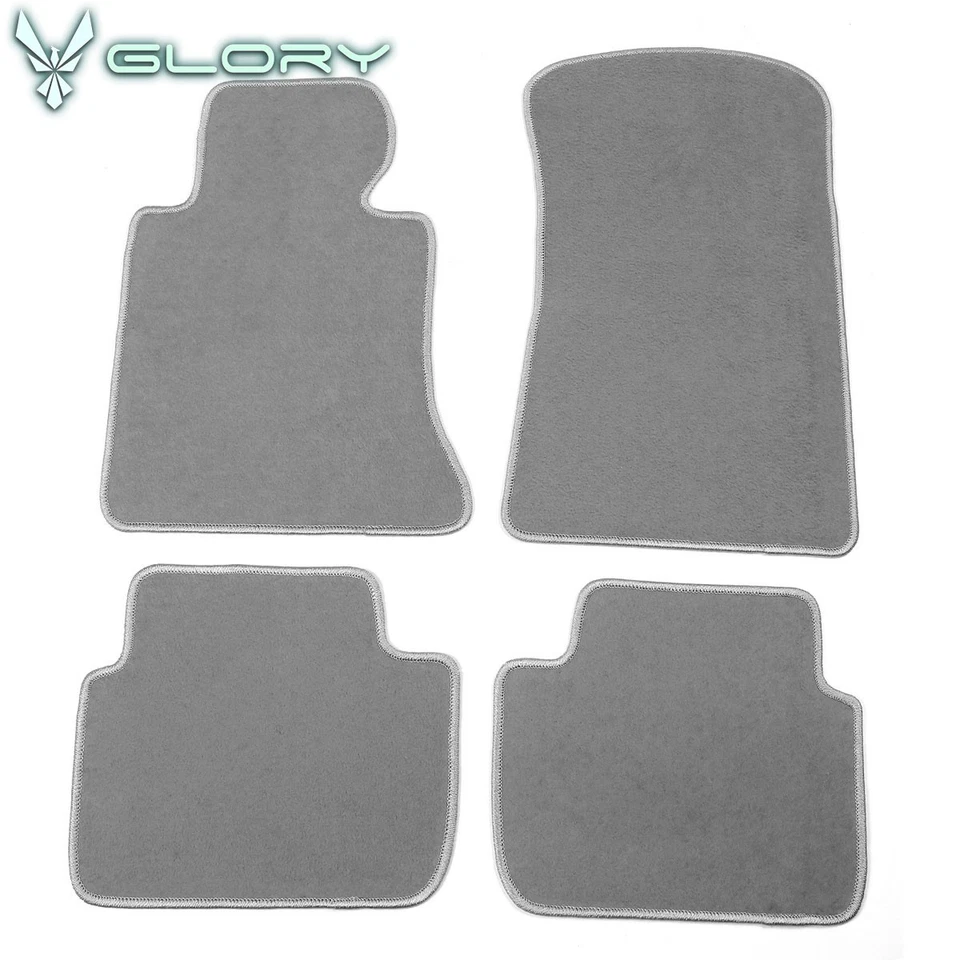 Alfombrillas 98-06 E46 Serie 3 Gris Nylon Forro Alfombra Delantera Trasera 4 Piezas para: (BMW) Foto 2 de 4