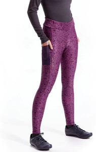 PEARL IZUMI Women's Sugar Thermal Fleece Cycling Tights Purple Damask Print  M