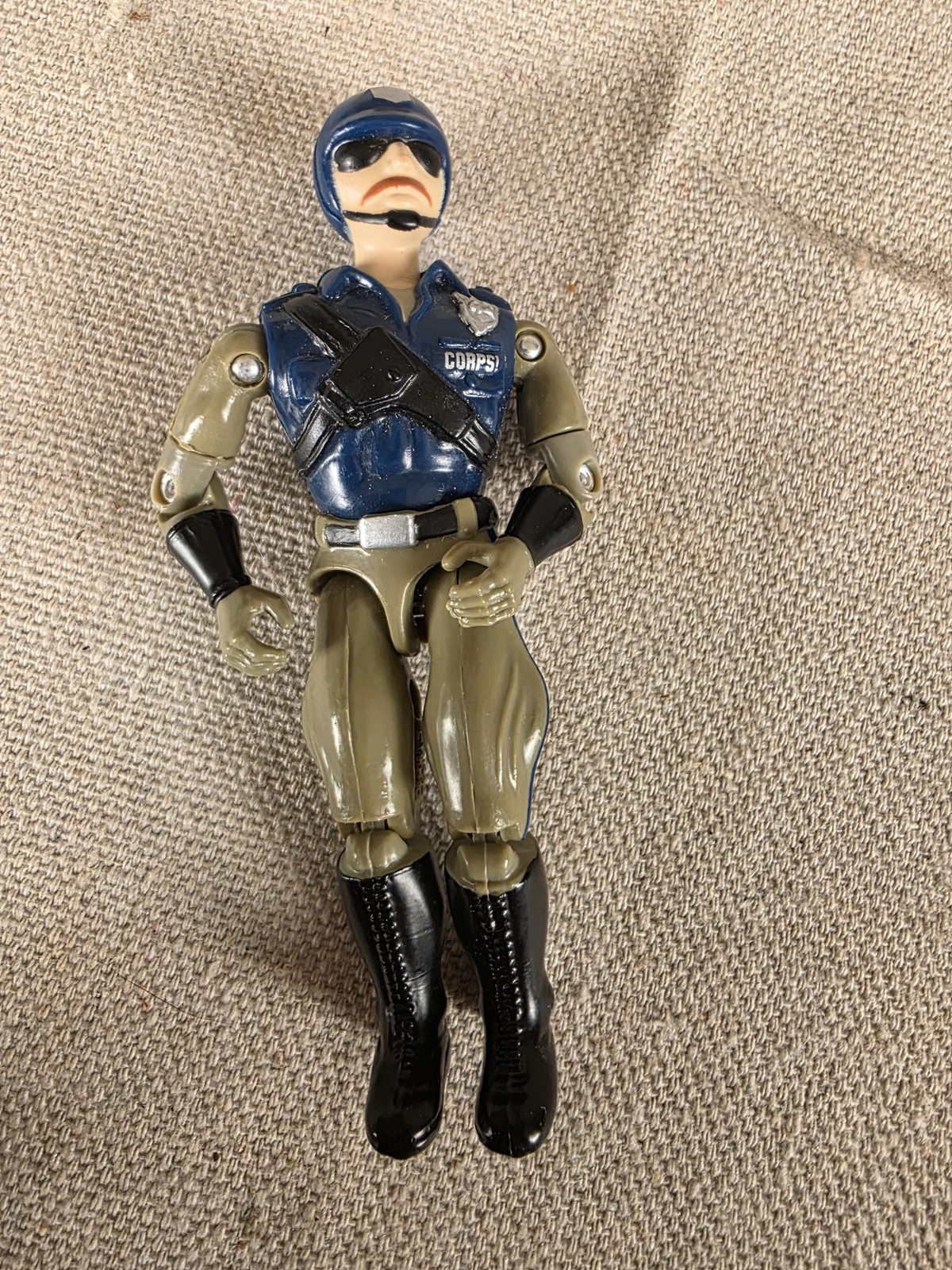 1999 The Corps Emergency Rescue 3.75" Motorcycle Cop Figure Lanard USED