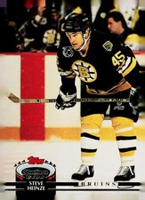 1992-93 Stadium Club #166b Steve Heinze Boston Bruins