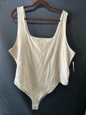 NWT Women s A New Day Tan 3X Slim Fit Body Suit NEW Tank Style Slimmer