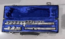 Vintage Gemeinhardt Elkhart USA 2NP Silver Flute With Hard Case 18227