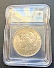 1923 Peace Silver Dollar $1 ICG MS63