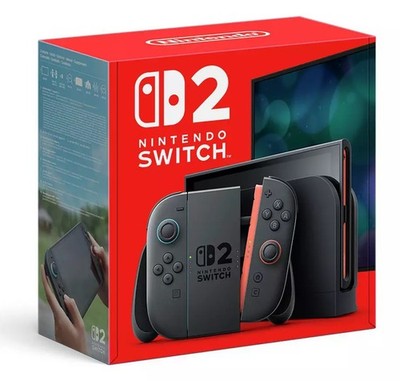 Nintendo Switch 2 Konsole 1080p Display Links Rechts Joy-Con Schwarz