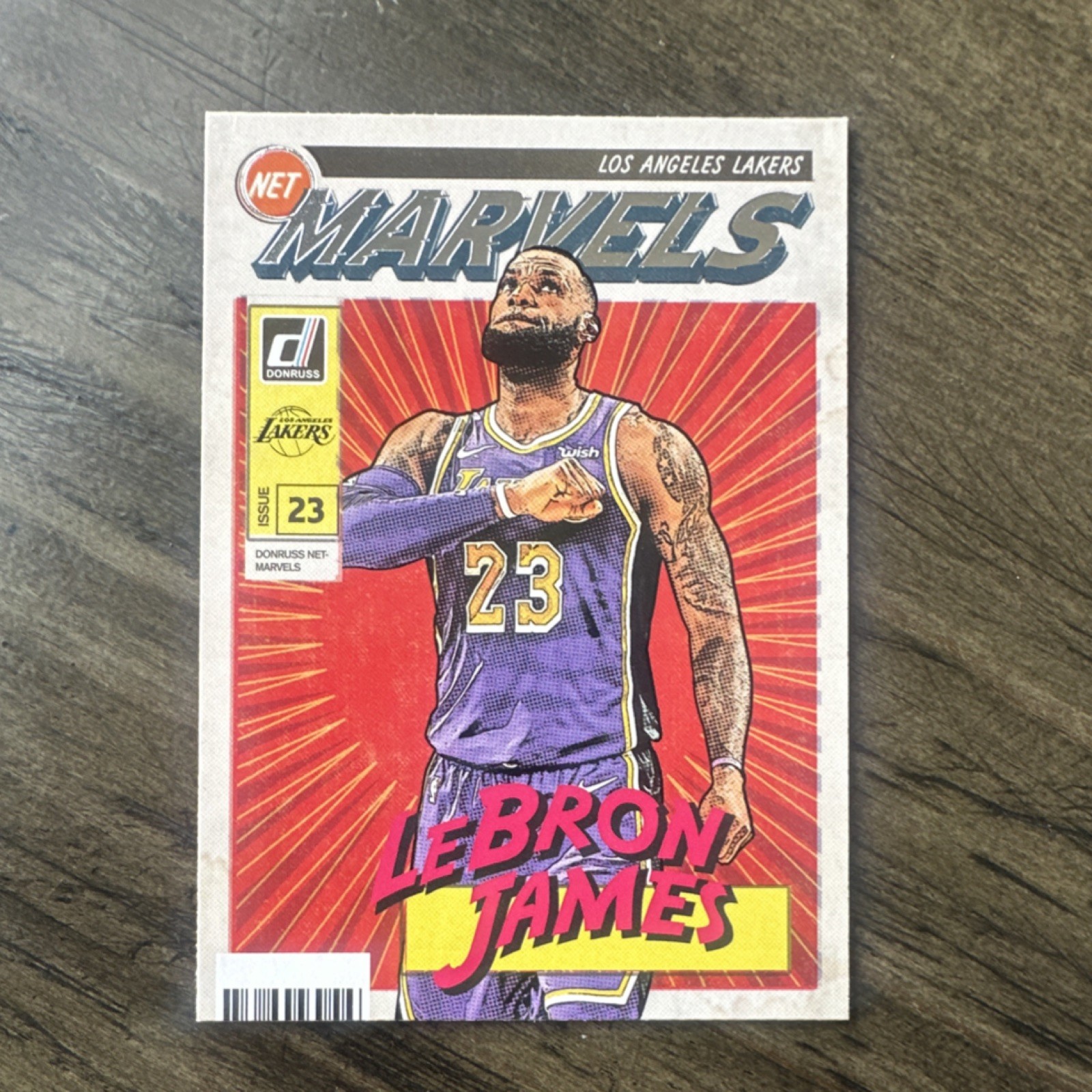 2019-20 Panini Donruss Net Marvels LeBron James #19 Los Angeles Lakers
