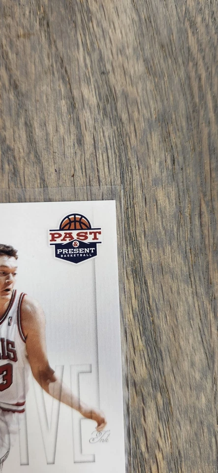 2012-13 Past And Present Luc Longley Auto Elusive Ink Chicago Bulls Last Dance - Image 2 of 4