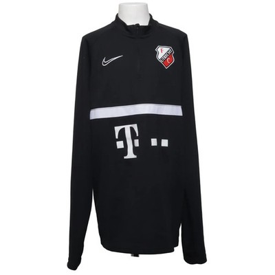 Nike, Trainingsoberteil, Größe: 158/170, Schwarz/Weiß, Polyester, Print #ecN