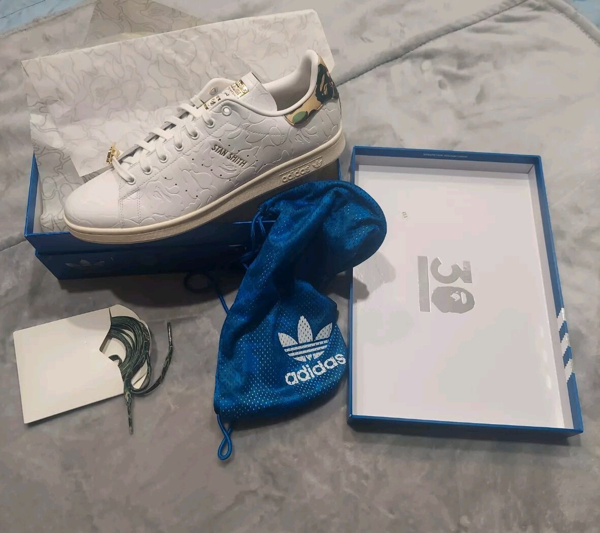 Adidas x Bathing Ape BAPE Stan Smith 30th Anniversary Shoes