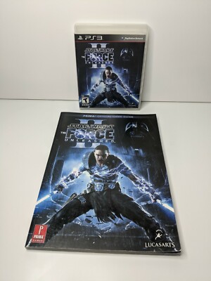 Star Wars Force Unleashed 2 Ps3 Playstation (No Manual) with Strategy Guide