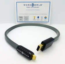 WireWorld Silver Starlight 7 USB A to mini-B 0.5 meter