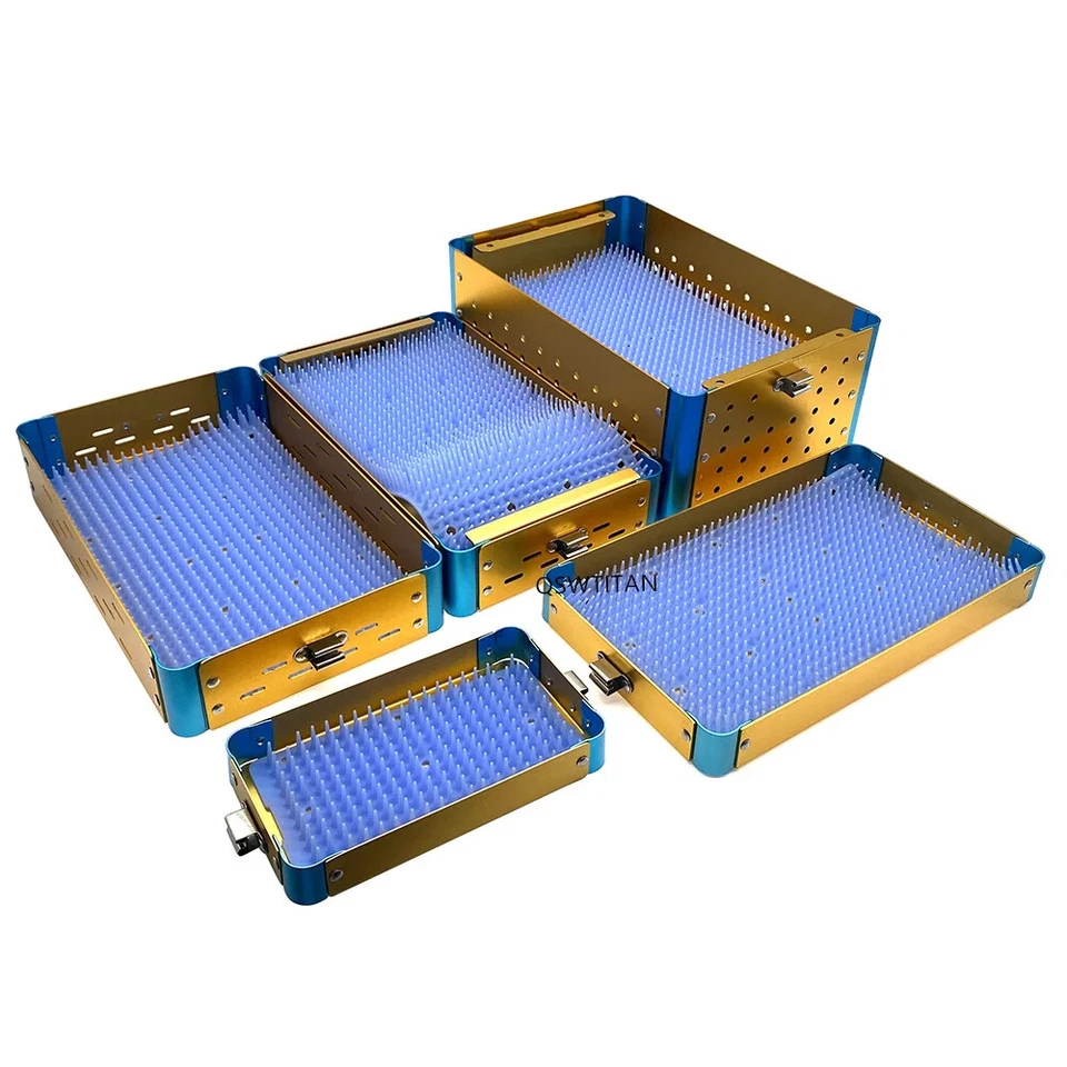 Sterilization Case Disinfection Tray Aluminium Box Opthalmic Surgical Instrument - Image 4 of 4
