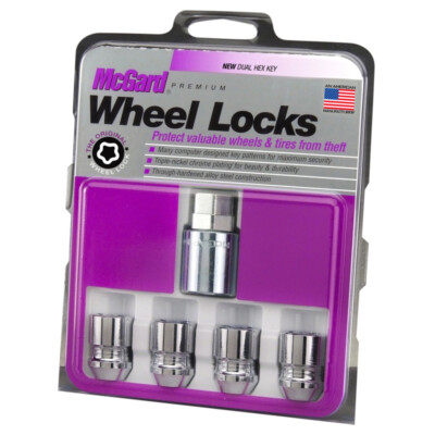McGard Chrome Cone Seat Wheel Lock Set (M12 x 1.25 Thread) - 4