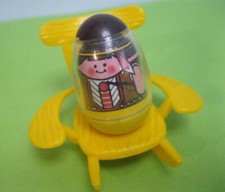 Vintage Weebles 1970s Hasbro WESTERN WEST RANCH TOWN ROCKING CHAIR/INDIAN Figure
