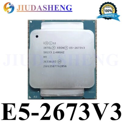 INTEL XEON E5-2673V3 SR1Y3 2.40GHz 30M 12 CORES 5GT/s 105W CPU PROCESSOR