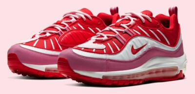 Nike Air Max 98 Valentine's Day Pink Red White CI3709-600 Women's Size 