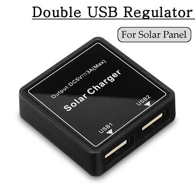 5-20v a 5v 3a doble USB solar panel regulador Controller cargador H