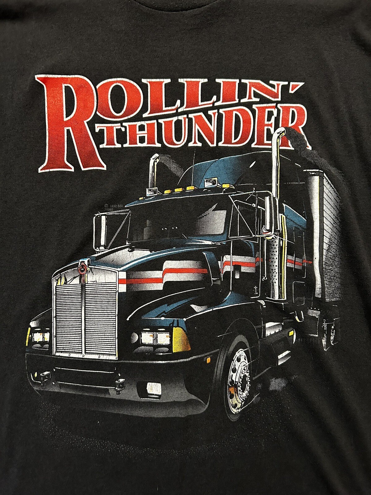 Vintage 1992 Kenworth Trucker 3D Emblem Style XL Truc… - Gem