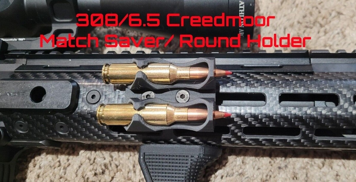 308/6.5 Creedmoor Caliber Match Saver Spare Rounds Holder Quiver
