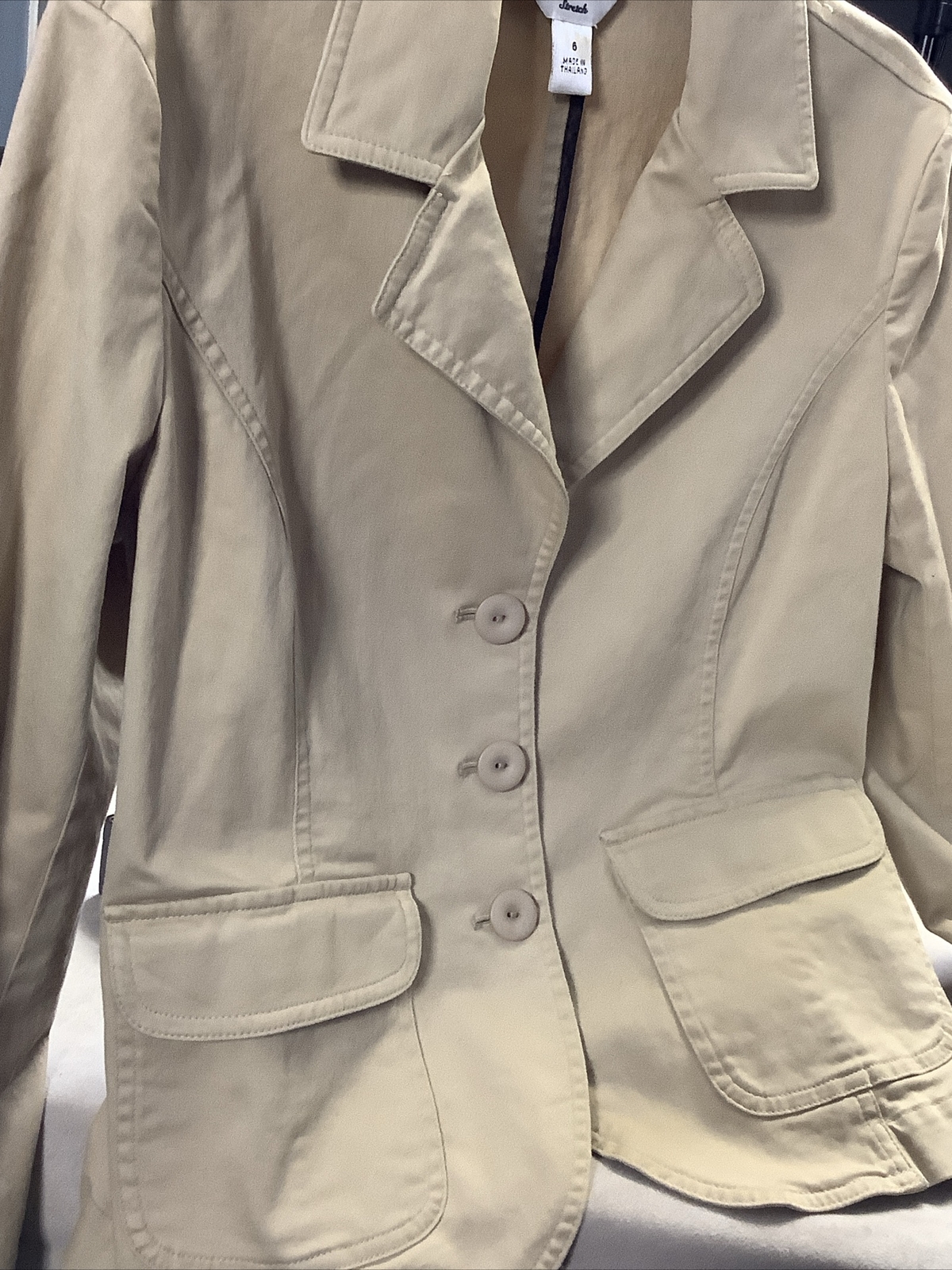 3 Button Front Talbots Women's 3 Button Blazer Size 6 Stretch | eBay