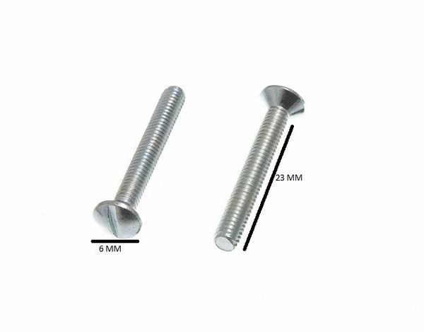 Elektrische Steckdosen Halteschrauben BZP 3,5 Mm X 25 Mm Packung Mit 100-image
