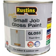 Rustins  Quick Dry Small Job Gloss Paint IndoorOutdoor  All Colours  250ML