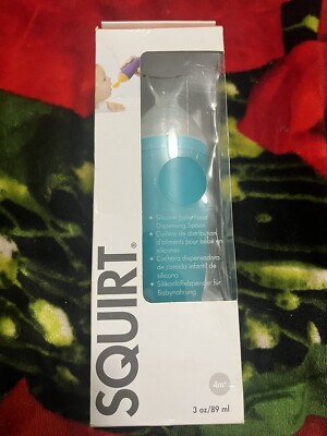 Boon Squirt Silicone Baby Food Dispensing Spoon 4M+