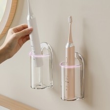 Electric Toothbrush Holder Wall Mounted Bathroom Toothbrush Storage Waterproof