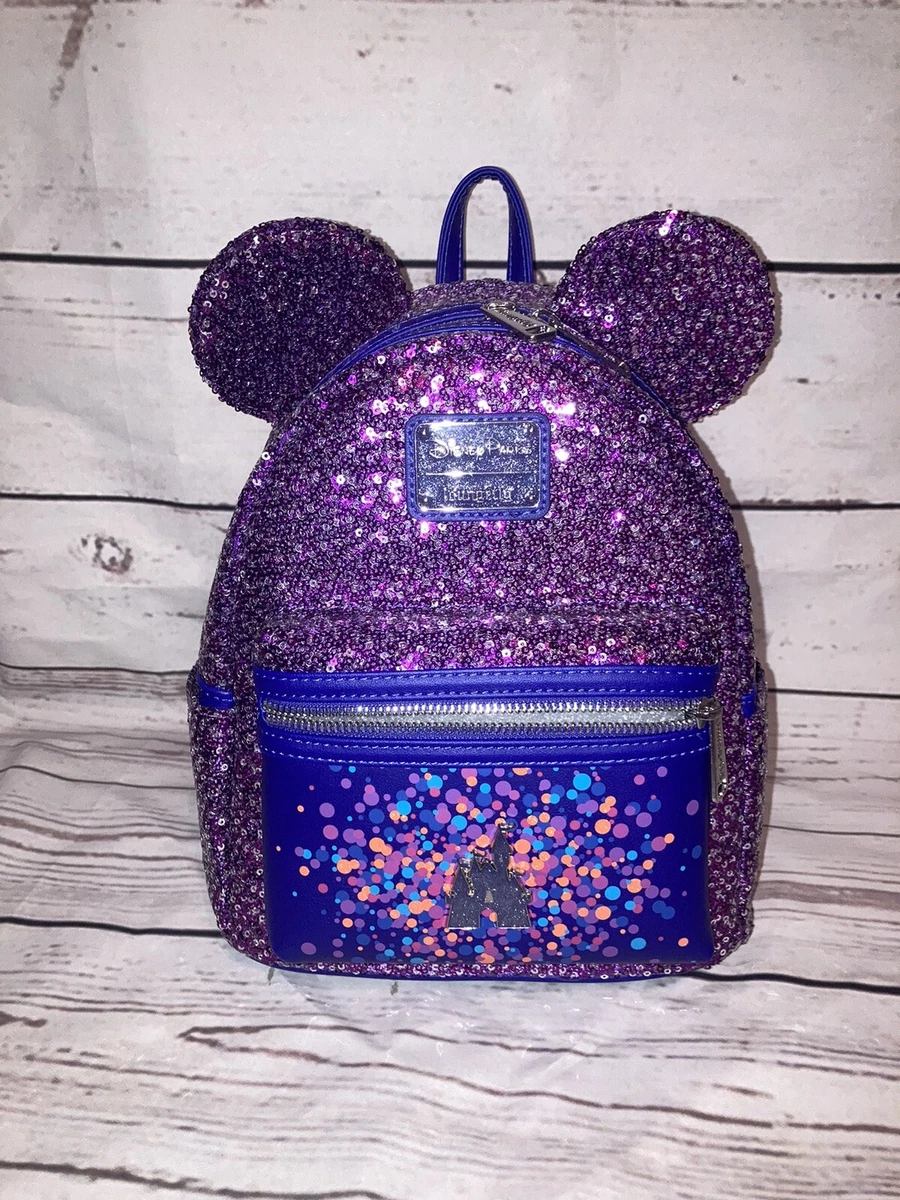 Disney purple sales sequin backpack
