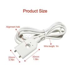 Normal Open Wired Type Water Leakage Alarm Detector Water Sensor 12-24V New