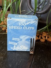 VTG HAIR CLIPS LADY ELLEN KLIPPIES 1950s Hollywood Pin Up LOT OF 100 NEW IN BOX