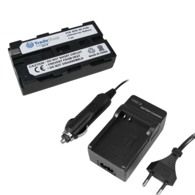 Akku 2400mAh + Ladegerät für Sony DSR-PD100 DSR-PD150 DSR-PD150P DSR-PD170P 