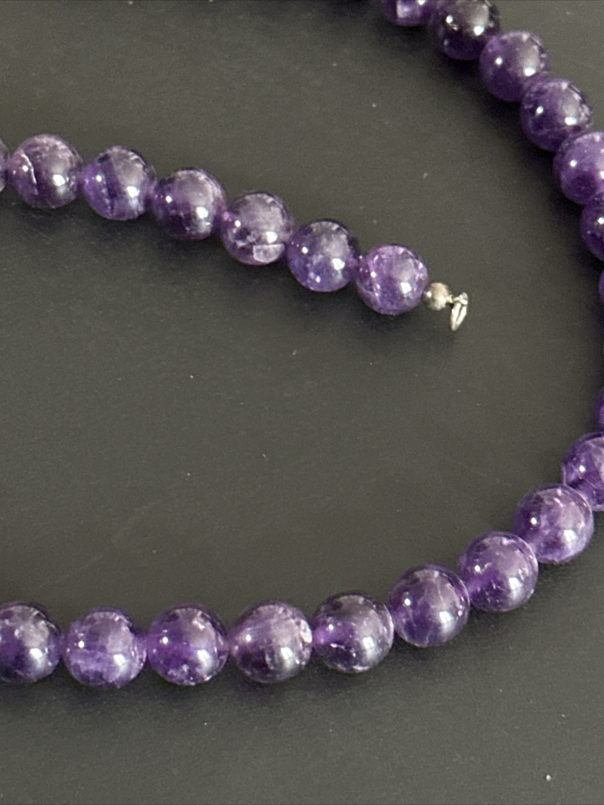 Very Beautiful Solid Silver Craftsman Amethyst Pe… - image 4