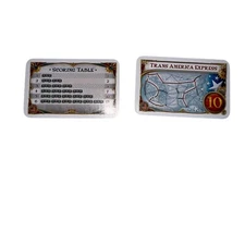 Days of Wonder Ticket to Ride Summary Card Longest Continuious Path Bonus Card
