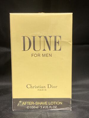 Dune for Men by Christian Dior Paris After Shave Lotion 3.4 fl oz NIB Factory Se
