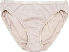 10 Pk Fruit of the Loom Signature Ultra Soft Cotton 60/40 Bikini BEIGE Sz- 8