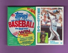 1984 Topps Wax Pack (BBCE Box) + 1984 Topps Darryl Strawberry #182 Rookie Card