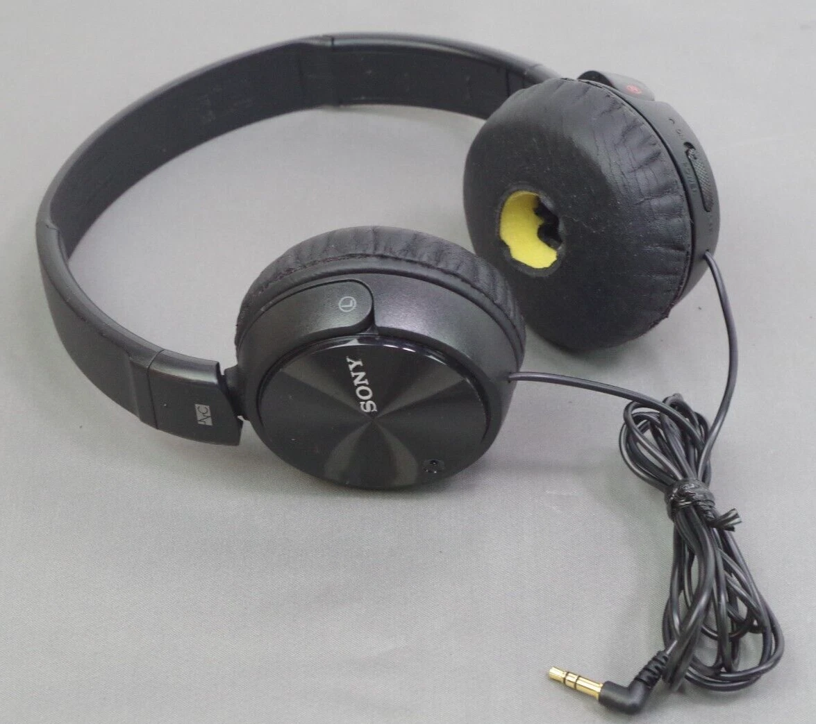 Sony Noise Canceling Headphones Black MDRZX110NC 