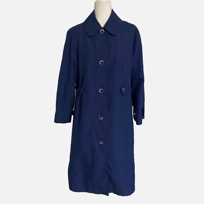 MISTY HARBOR Raincoat Trenchcoat All Weather Coat Size 18 Regular