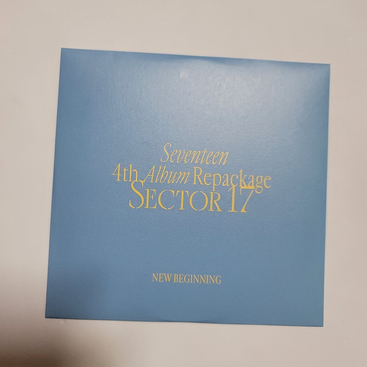 SEVENTEEN 4th Repackage SECTOR 17 Album new HEIGHTS Ver. BEGINNING