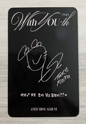 TWICE Momo 'With You-th' Photocard | eBay