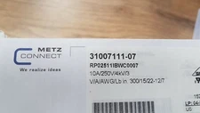 LOT OF 50 PCS. METZ RP02511IBWC0007 31007111-07 TERMINAL BLOCK, PLUGGABLE, 11POS
