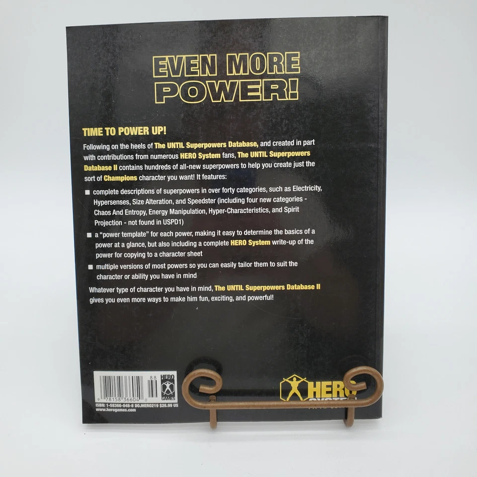 Champions Hero System Software UNTIL Superpowers Database II - Image 3 of 4