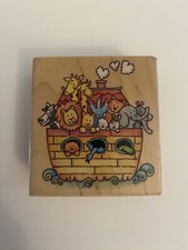 Rubber Stampede A1900E Noah s Ark Wood Mounted Rubber Stamp RS17