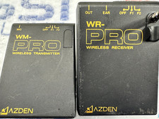 AZDEN WM-PRO WIRELESS MIC TRANSMITTER AND WR-PRO RECEIVER SET BZB8SAWR-PRO