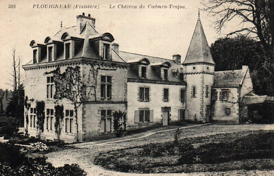 Old postcard 29 - Plouigneau (Finistère) - 593. Le Château de Coelmen-Trojoa