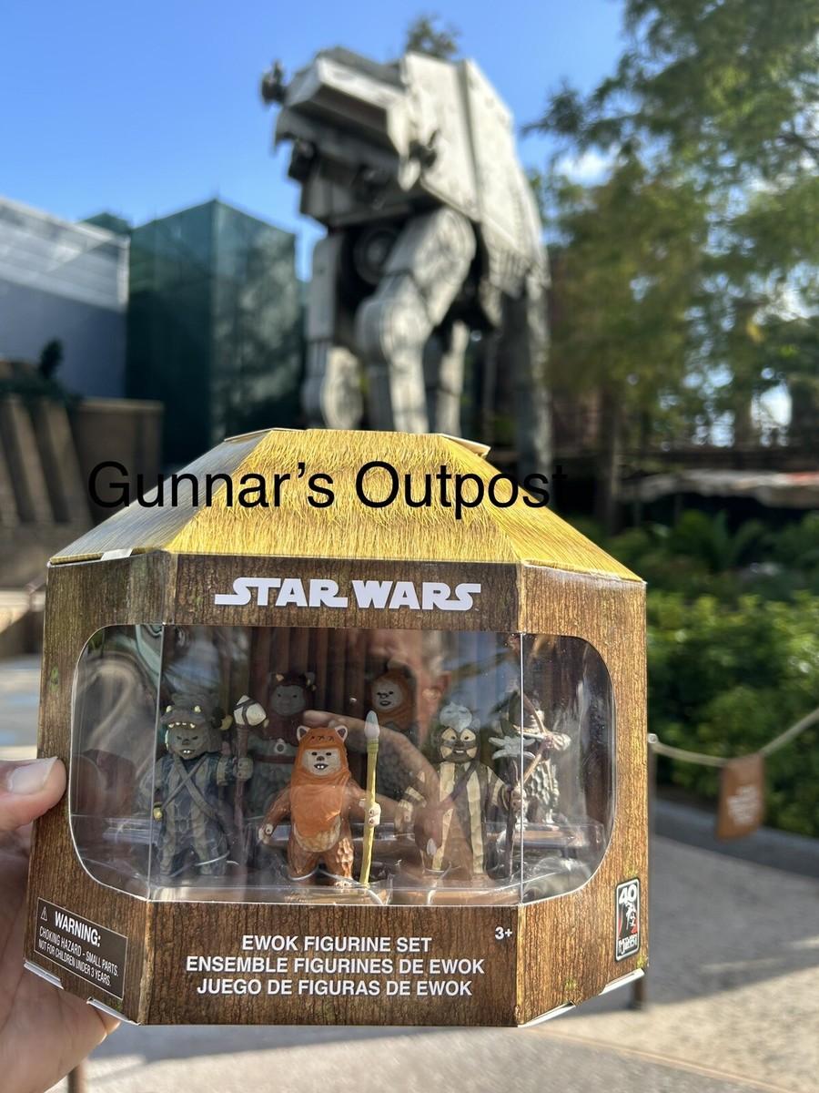 Disney Parks Star Wars Galaxy's Edge Ewok Figurine Set NEW 2023 | eBay