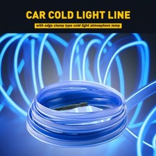 5M 12V LED Wire Strip Blue Lamp Car Interior Atmosphere Light Decor Accessories