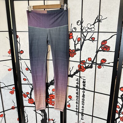 NIYAMA SOL Womens Size M Magic Hour Barefoot Legging Purple Yoga Full Length